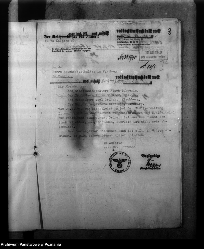 Obraz 12 z jednostki "Abordnungen der Beamten"