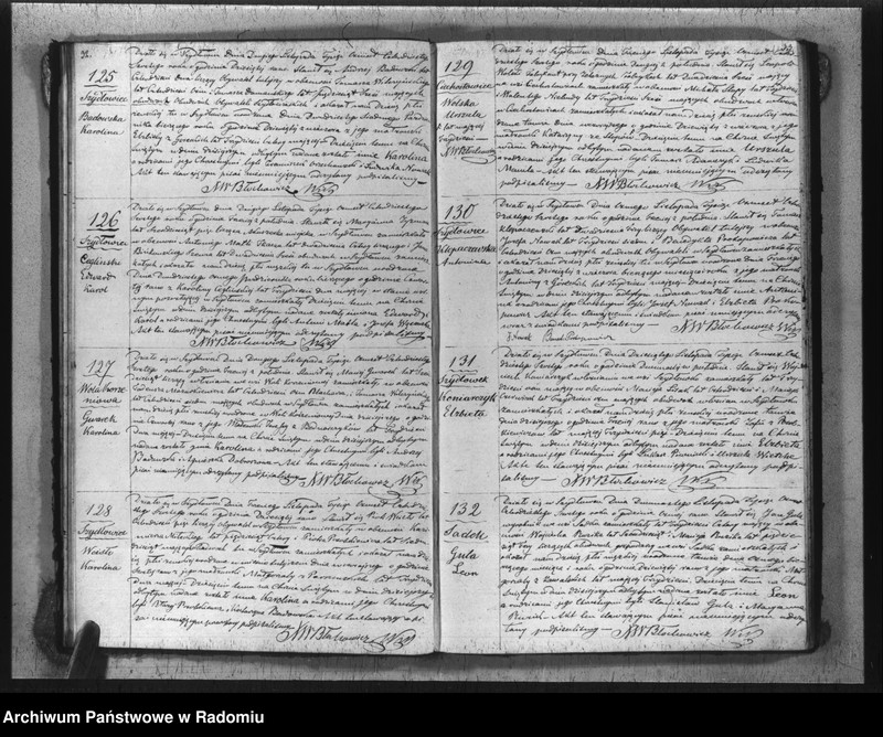 image.from.unit.number "Księga aktów cywilno religijnych urodzonych, zaślubionych i zmarłych kościoła parafialnego szydłowieckiego na rok 1846"