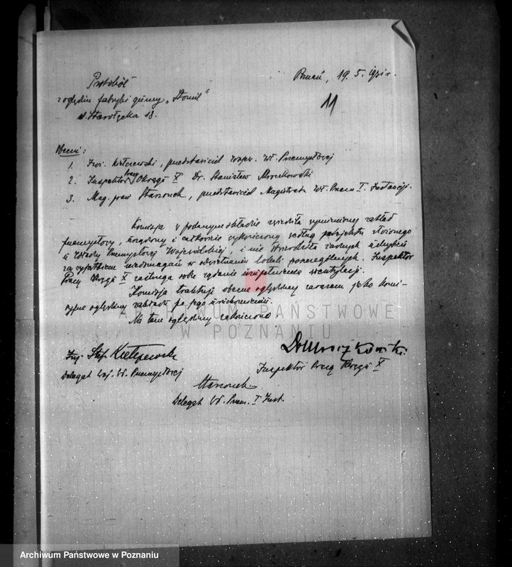 Obraz 15 z jednostki "Zatwierdzenie projektu zakładu przemysłowego /urządzenie fabryki opon/ nr 389 własność Centralnej Fabryki opon i gum Poznań ul. Starołęka"
