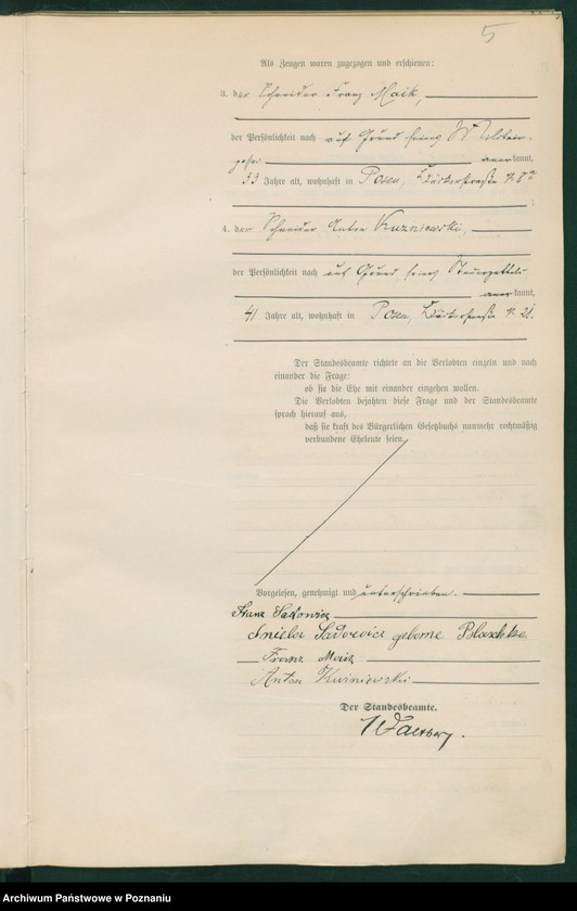 Obraz 7 z jednostki "Księga małżeństw tom I"