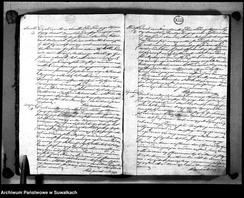 Obraz 6 z jednostki "Księga duplikat urodzonych, zaślubionych i zmarłych urzędnika stanu cywilnego, parafyi suwalskiey na rok 1832"