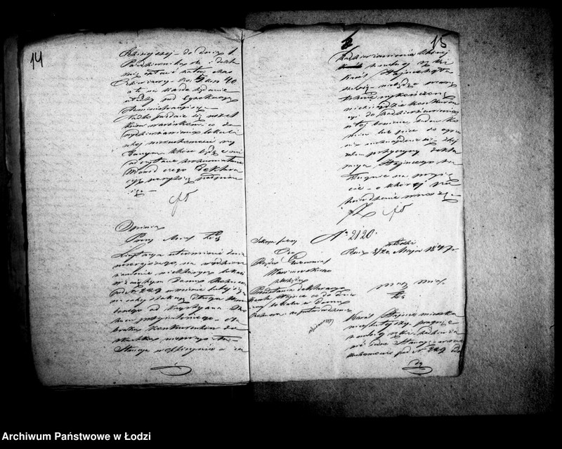 Obraz 14 z jednostki "Akta tyczące się długów bankowych Roznera"