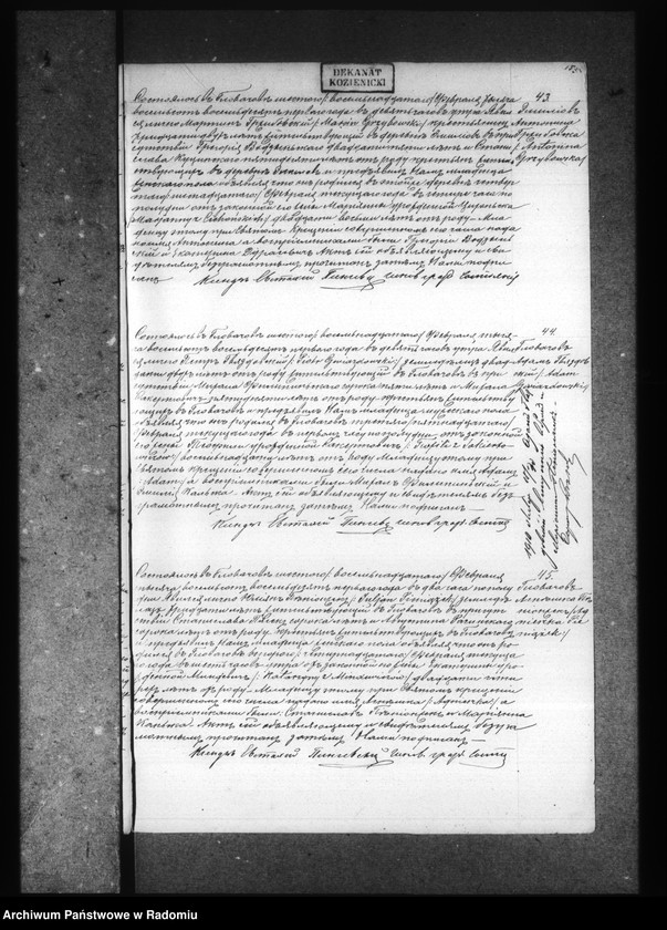 image.from.unit.number "Dublikat aktov o rodivšihsâ, brakosoče6avšihsâ i umerših v prihode Głovačev za 1881god"