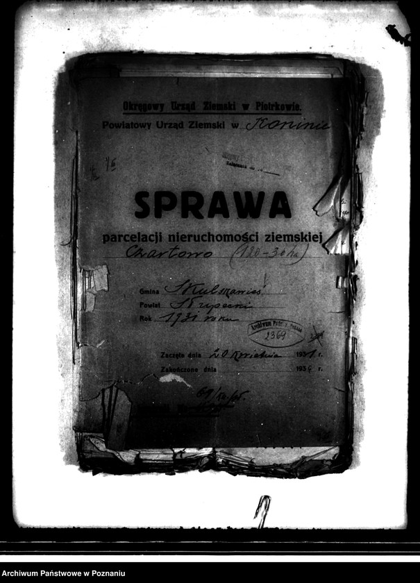 image.from.unit.number "Parcelacja nieruchomości ziemskiej Czartowo powiatu konińskiego"