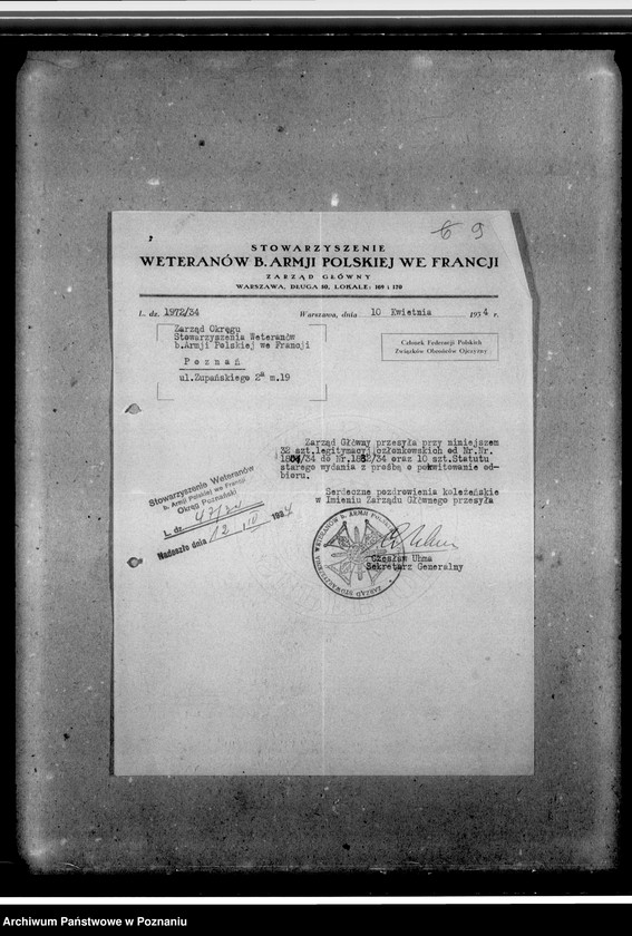 image.from.unit.number "Korespondencja z Zarządem Głównym"