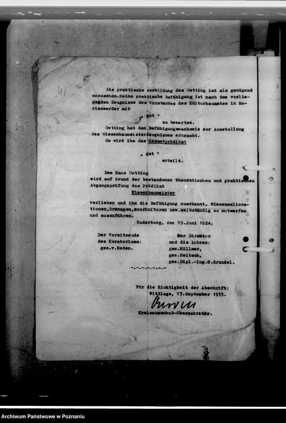 Obraz 8 z jednostki "Oetting, Hans - Kreisbaumeister"