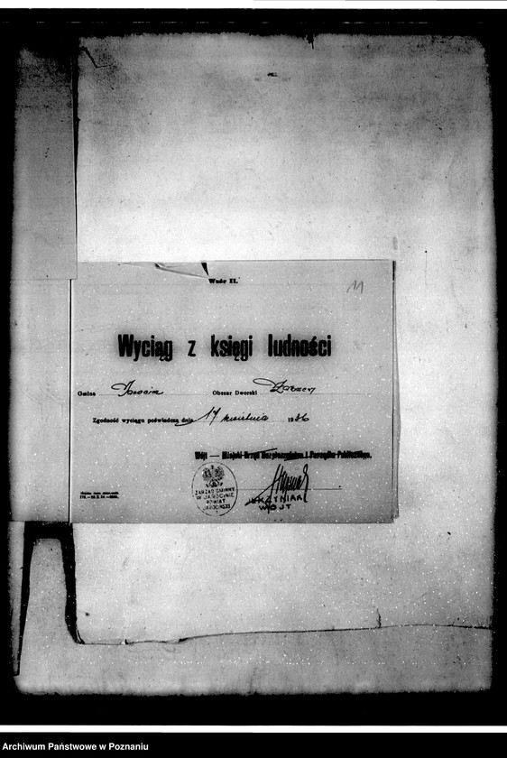 Obraz 14 z jednostki "Majątek Zakrzew powiatu jarocińskiego odprawy z art.. 44 ustawy o wykonaniu reformy rolnej"