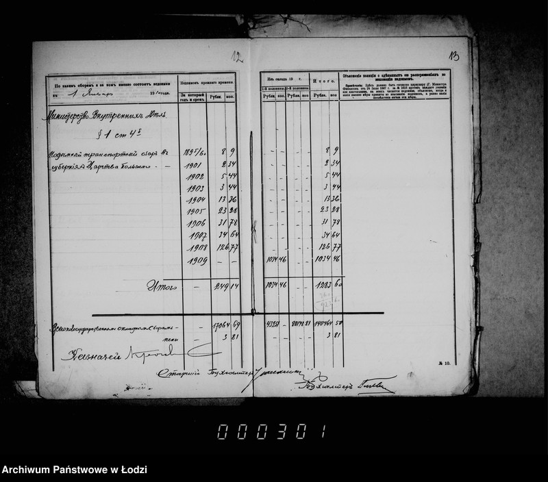Obraz 12 z jednostki "O nedoimkach po knigam kaznačejstva"
