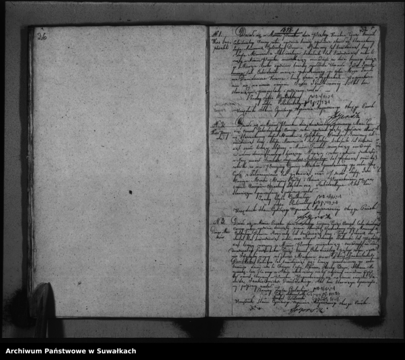image.from.unit.number "Duplikat Akt Urodzonych, Zaślubionych i Umarłych Urzędnika Stanu Cywilnego Okręgu Puńsk z R.1848"