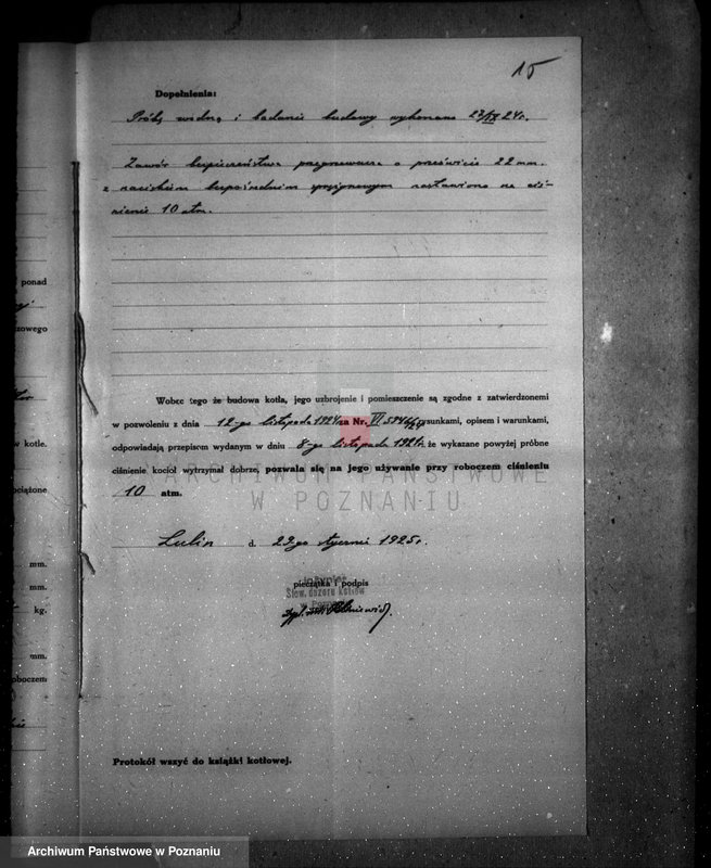 Obraz 19 z jednostki "Młyn parowy w Lulinie, pow. obornicki"