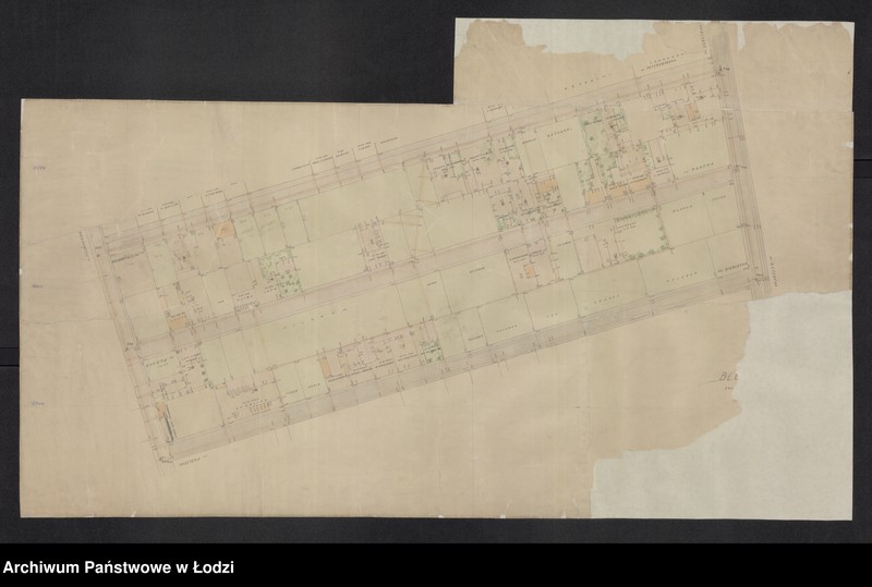 Obraz 2 z jednostki "Łódź. Plan kwartału ulic: Łęczycka - Siedlecka - Kilińskiego - Perersburska"