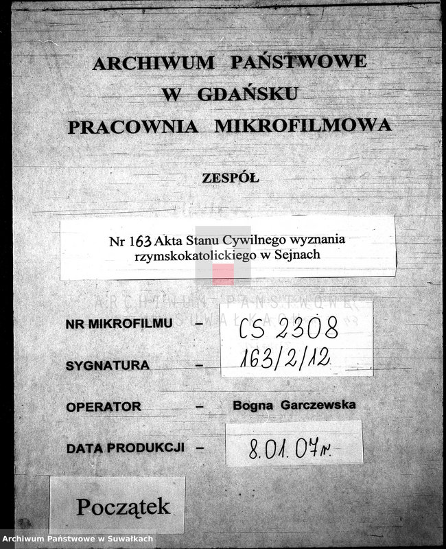 image.from.unit.number "Annexa do Aktów Zaślubionych Parafii Rzymsko-Katolickiej Sejny za rok 1869"