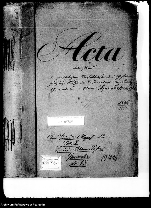 Obraz 5 z jednostki "Die persönlichen Verhältnisse des Geheimen Justizrats und Inspektors der königlichen Generalkommission, Herrn von Zakrzewski."