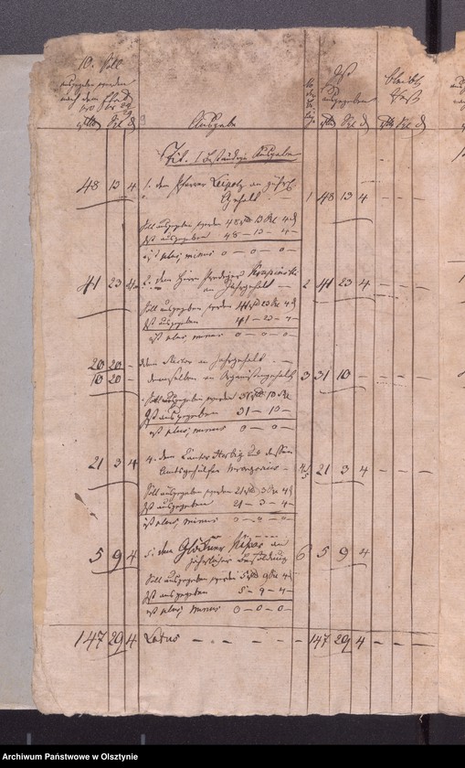 image.from.unit.number "Passenheimsche Stadt Kirchen Rechnung über Einnahme und Ausgabe"