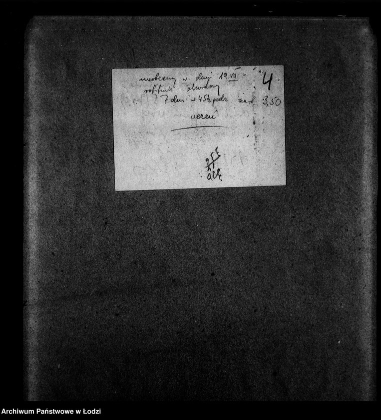 Obraz 7 z jednostki "Papiererzeugnisse-Abteilung [Zasiłki chorobowe dla pracowników wydziału, listy pracowników, zaświadczenia lekarskie]"