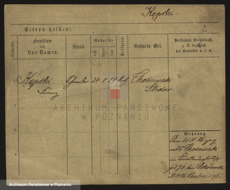 Obraz 2 z jednostki "Kępski - Kielasiński (Kü)"