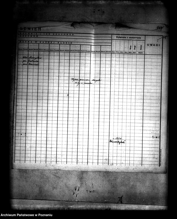 Obraz 9 z jednostki "/Wykaz szacunku starych i nowych dróg i rowów we wsi Morzysław powiatu konińskiego/"