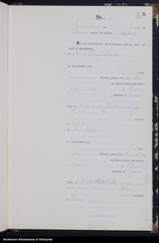 image.from.unit.number "Heiraths-Neben-Register Nr 1 - 9"