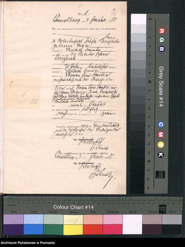 Obraz 4 z jednostki "Sterbe-Neben-Register"