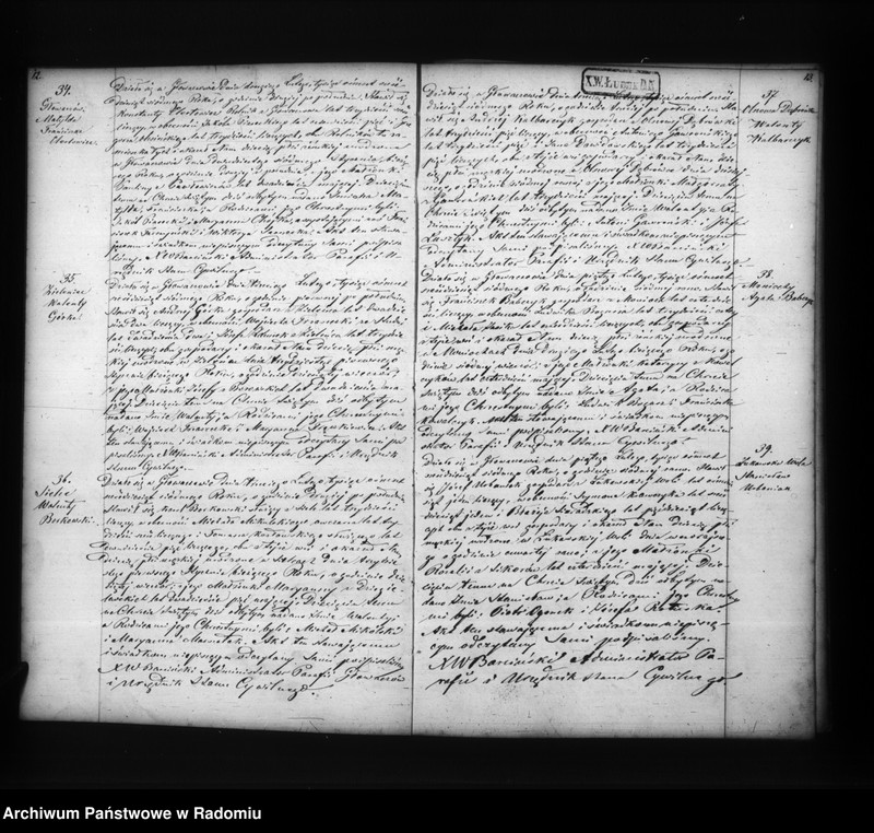 image.from.unit.number "Duplikat akt religijno cywilnych urodzonych, zaślubionych i zmarłych w parafii Głowaczów dekanacie i okręgu kozienickim w roku 1867"