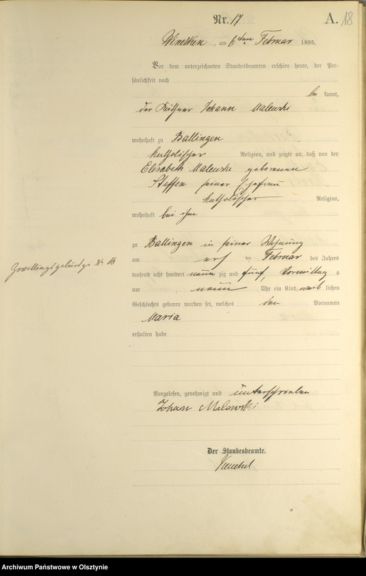 image.from.unit.number "Geburts-Haupt-Register Nr 1 - 105"
