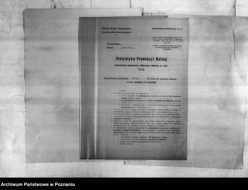 Obraz 12 z jednostki "/Statystyka produkcji rolnej - zestawienie powiatowe - Inowrocław/"