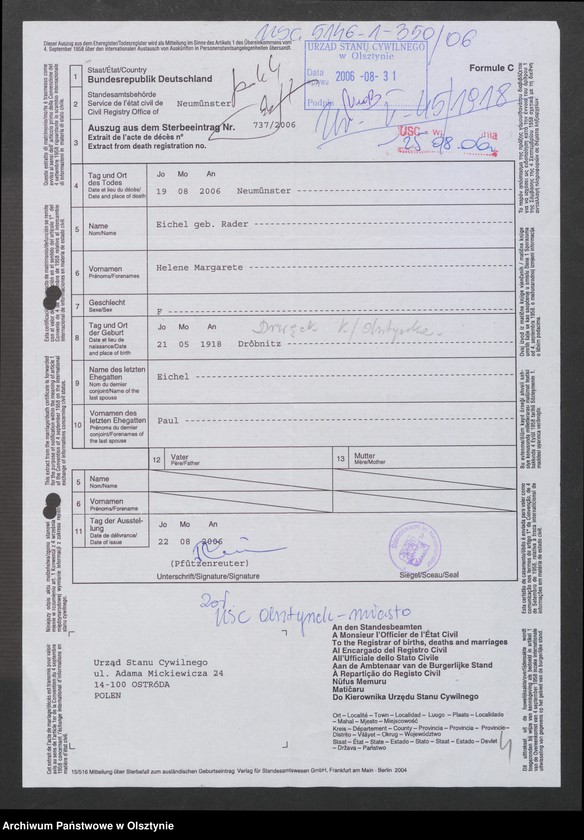 image.from.unit.number "Akta zbiorcze urodzeń z 1918 roku"