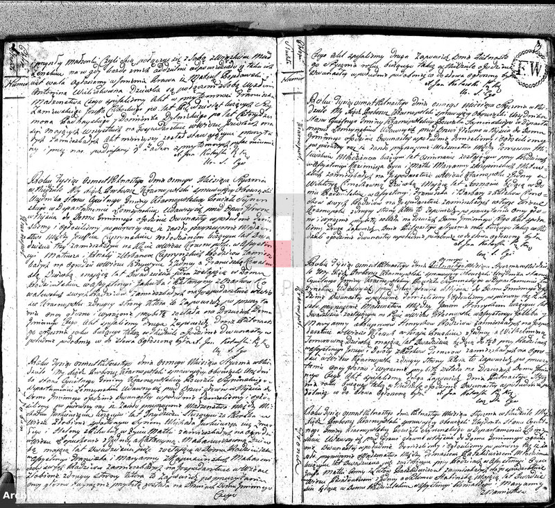 image.from.unit.number "Akta Gminy Krasnopolskiey Pttu Seyn. Depptu Łomżyńskiego 1815. Małżeństwa."