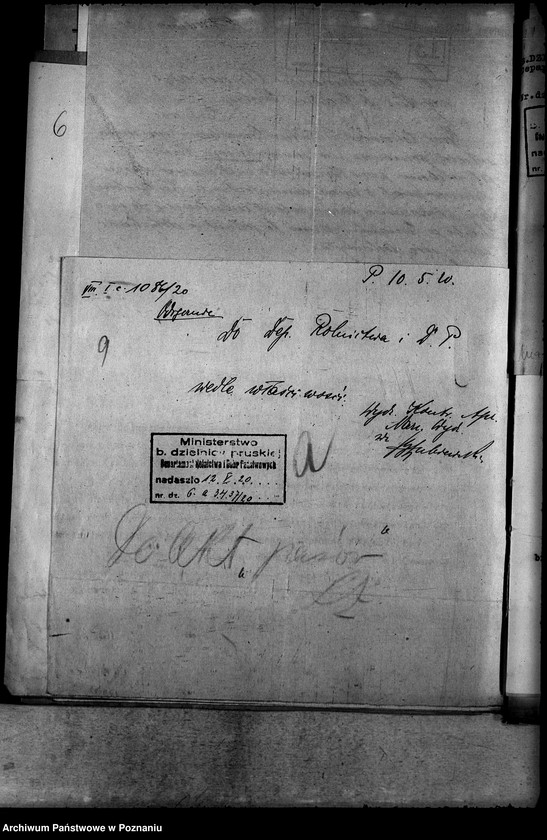 Obraz 13 z jednostki "Sprawy szczegółowo-administracyjne Pasy zapędne"