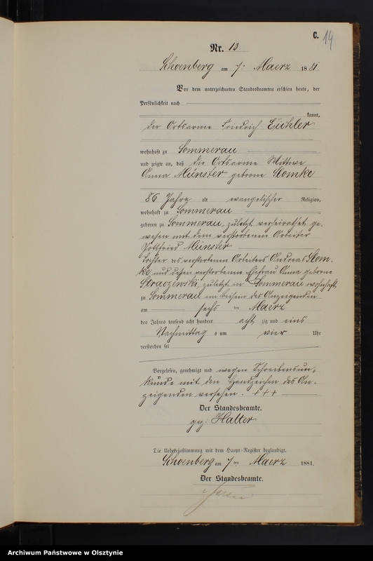 image.from.unit.number "Sterbe-Neben-Register Nr 1 - 70"