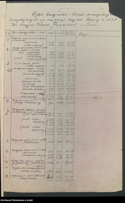 image.from.unit.number "Księga inwentarzowa nieruchomości m. Łodzi ul. Skłodowskiej"