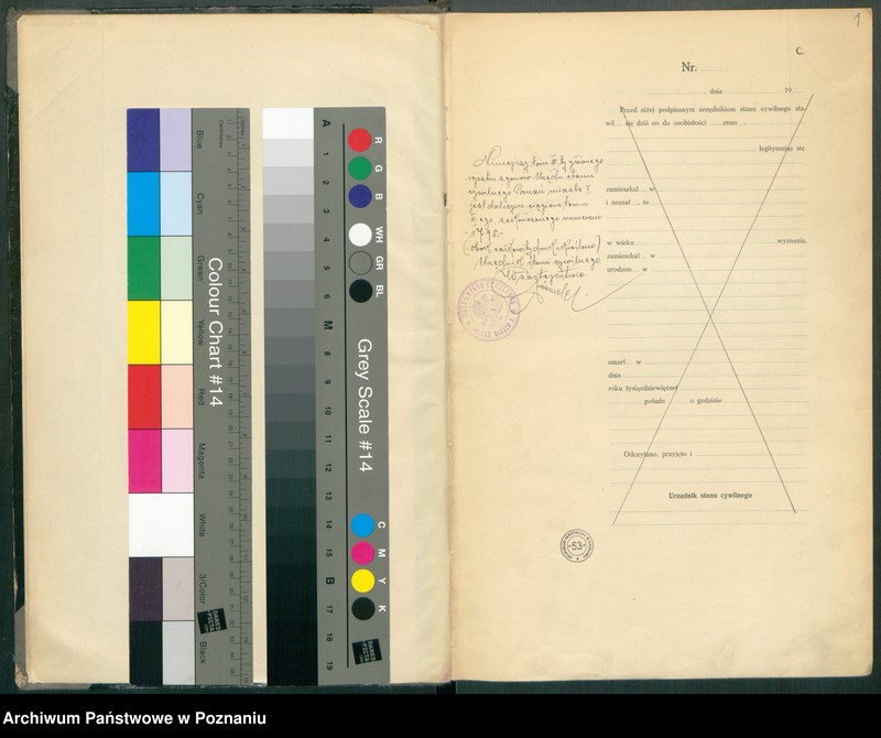 Obraz 3 z jednostki "Księga miejscowa zgonów tom IV [Rejestr główny zgonów]"