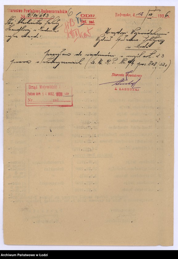 Obraz 9 z jednostki "[Składy osobowe zarządów różnych stowarzyszeń pow. Radomsko]"