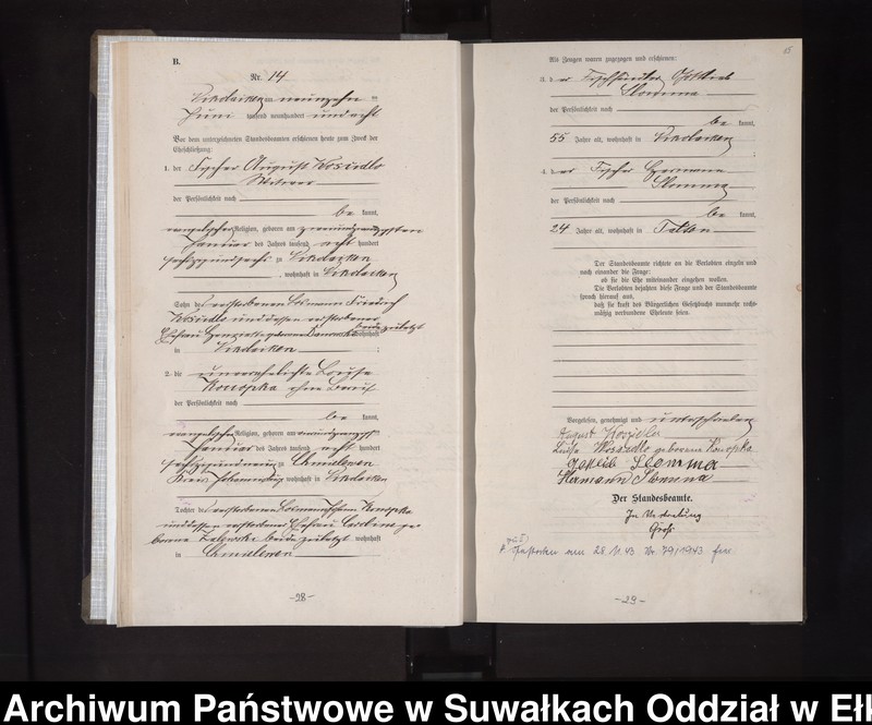 image.from.unit.number "Heirats-Haupt-Register des Königlichen Preussischen Standes-Amtes Nikolaiken Kreis Sensburg"