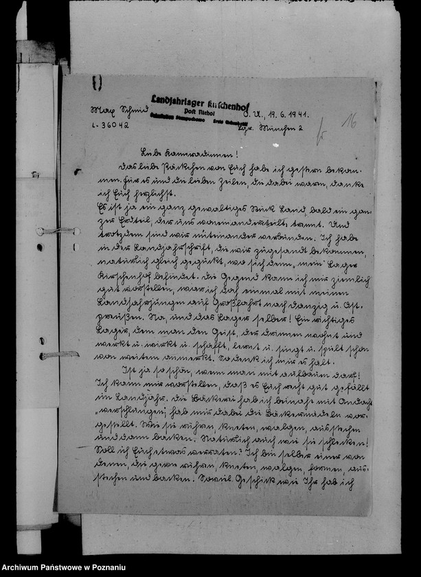 Obraz 20 z jednostki "Feldpost (korespondencja z żołnierzami)"