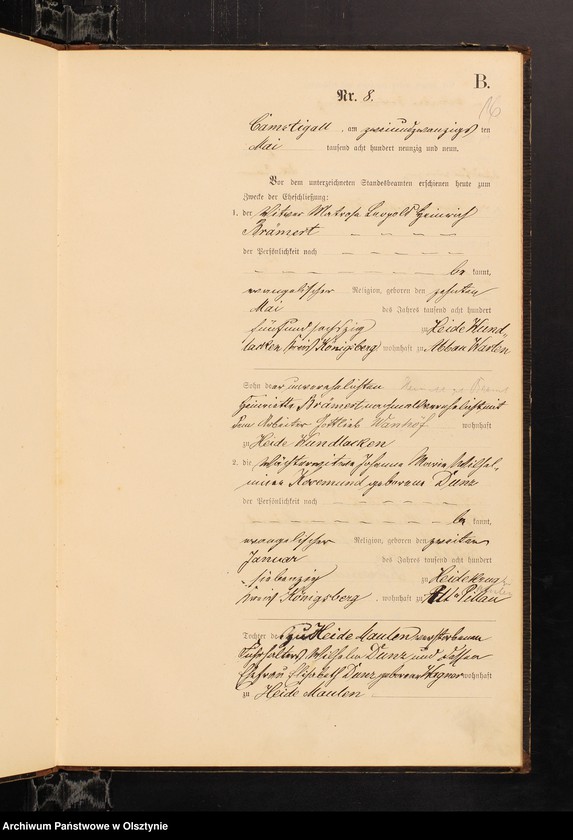 image.from.unit.number "Heiraths-Haupt-Register Nr 1 - 32"