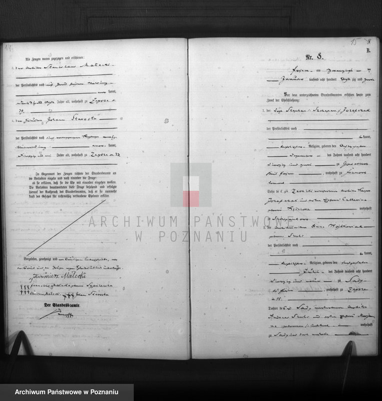 Obraz 9 z jednostki "Księga małżeństw"