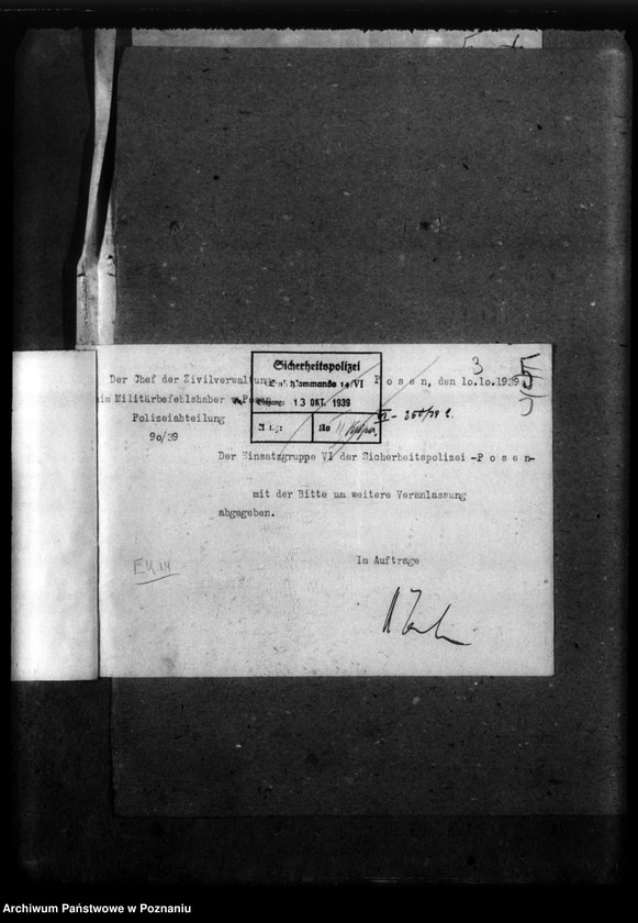 Obraz 7 z jednostki "Schriftwechsel aus verschiedenen Kreisen - w sprawie zmarłych miejscowych Niemców"