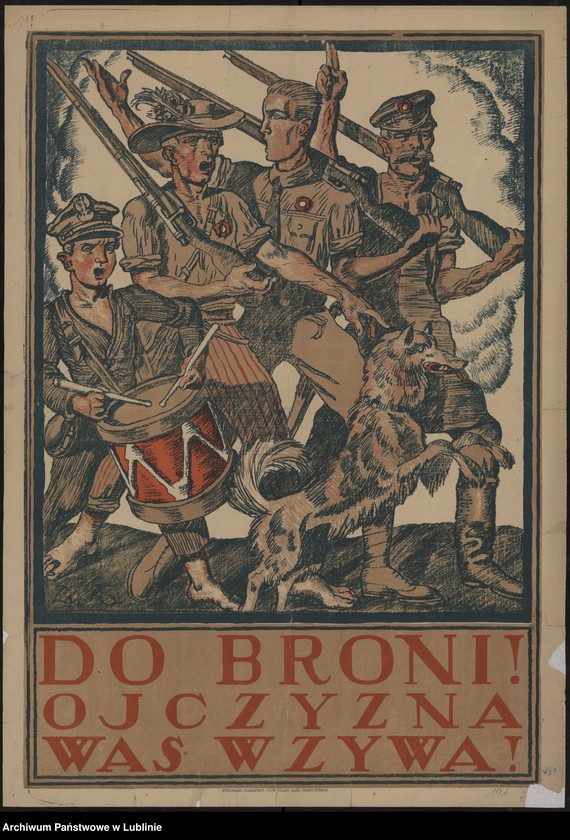 Obraz 6 z kolekcji "Wojna polsko-bolszewicka w plakacie propagandowym z zasobu APL"