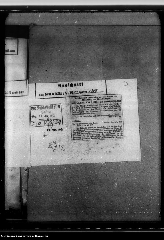 Obraz 7 z jednostki "Angelegenheiten der Kommunalverbände. Beiträge zum Reichsnährstand. Gemeindeabgaben."