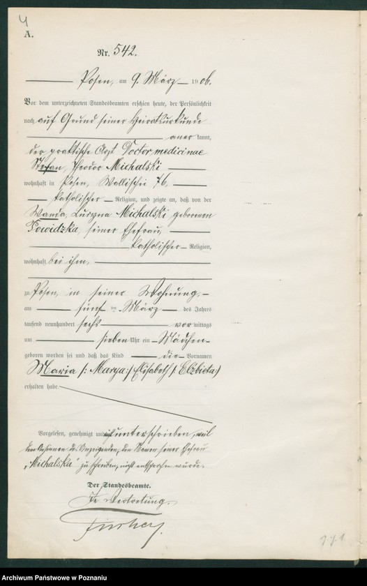 Obraz 6 z jednostki "Księga miejscowa urodzeń tom II"