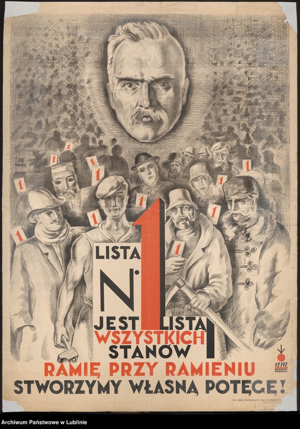 image.from.collection.number "Józef Piłsudski na plakacie i afiszu APL111"