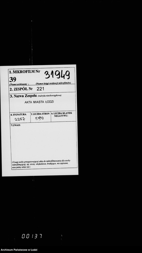 Obraz 2 z jednostki "O zameščenji novougraždennych dolžnostej v lodzinskom magistrate"