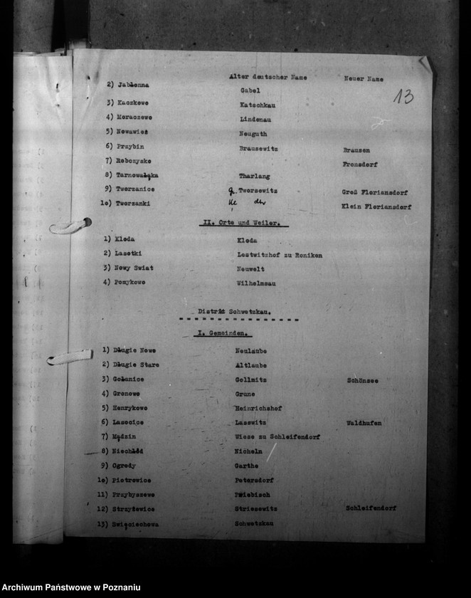 Obraz 17 z jednostki "Ortsnamenänderung - Kreis Lissa (Leszno)"