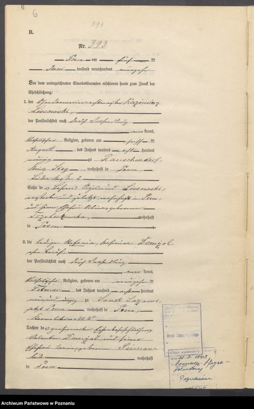 image.from.unit.number "Księga miejscowa małżeństw tom III [Rejestr główny małżeństw]"