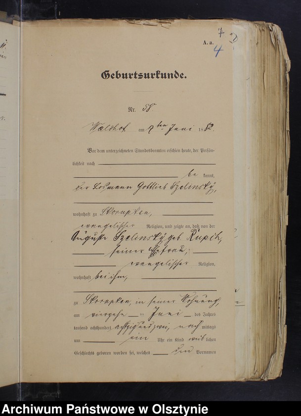 image.from.unit.number "Beläge zum Heirathsregister"