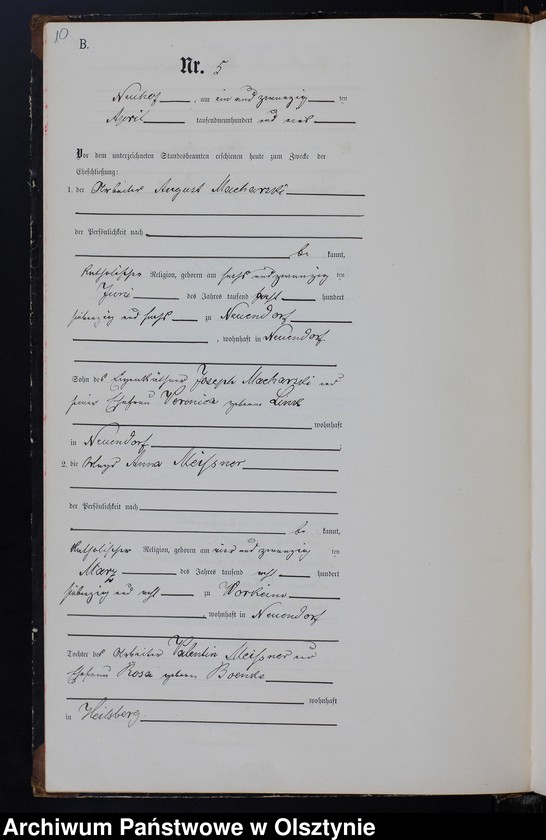 image.from.unit.number "Heiraths-Neben-Register Nr 1 - 26"