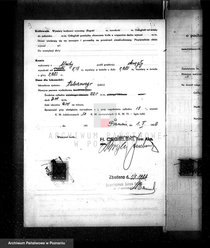 Obraz 13 z jednostki "Majętność Chwałkowo pow. Gostyński nr woj. kotła 6072"