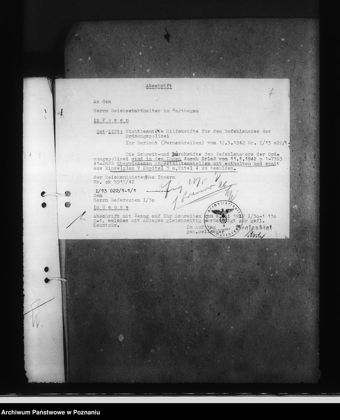 Obraz 11 z jednostki "Voranschlag zum Haushalt 1944"