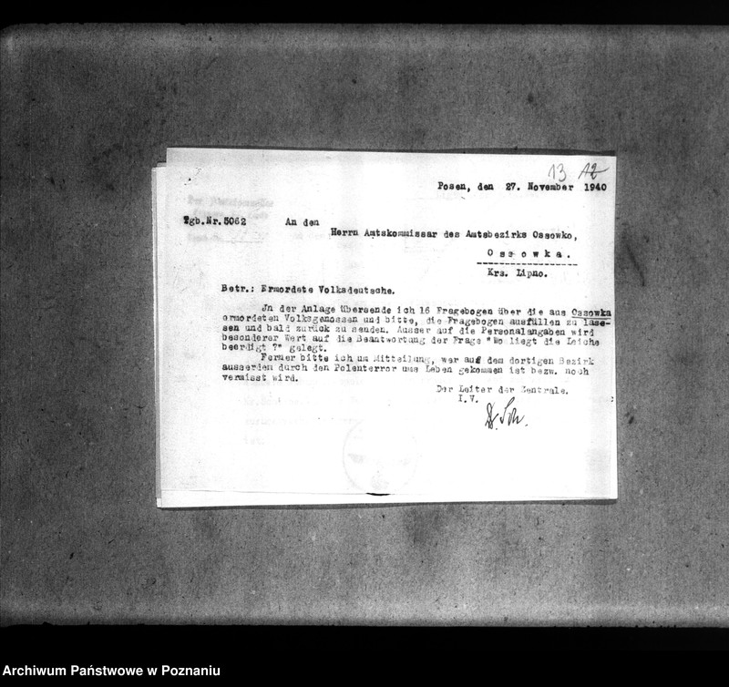 Obraz 17 z jednostki "Amtliche Meldungen Kreis Lipno"